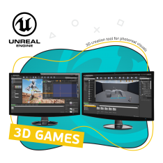 Unreal Engine 4. Игровой движок - КИБЕРшкола программирования для детей, компьютерные курсы для школьников, начинающих и подростков - KIBERone г. Анапа