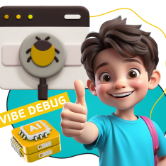 Тестирование & Vibe Debug. Охотники за багами - КИБЕРшкола программирования для детей, компьютерные курсы для школьников, начинающих и подростков - KIBERone г. Анапа
