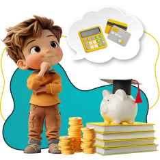 Финансовый интеллект вместе KIBERone - КИБЕРшкола программирования для детей, компьютерные курсы для школьников, начинающих и подростков - KIBERone г. Анапа