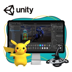 Мир игр на Unity 2D на популярном движке + AI-помощники - КИБЕРшкола программирования для детей, компьютерные курсы для школьников, начинающих и подростков - KIBERone г. Анапа